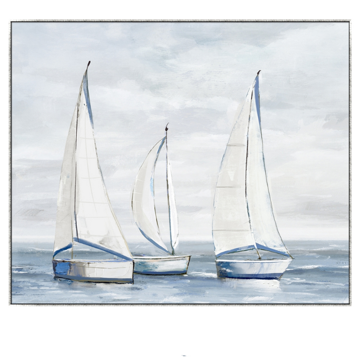 Regatta Canvas In Antique Silver Frame
