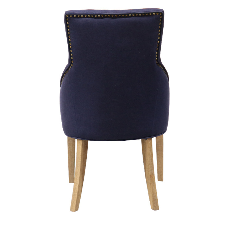 Leopold Upholstered Linen Dining Chair