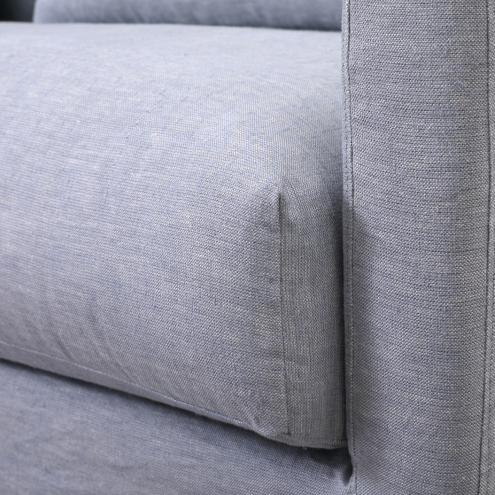 Capri Linen Slip Cover 3 Seater Lounge