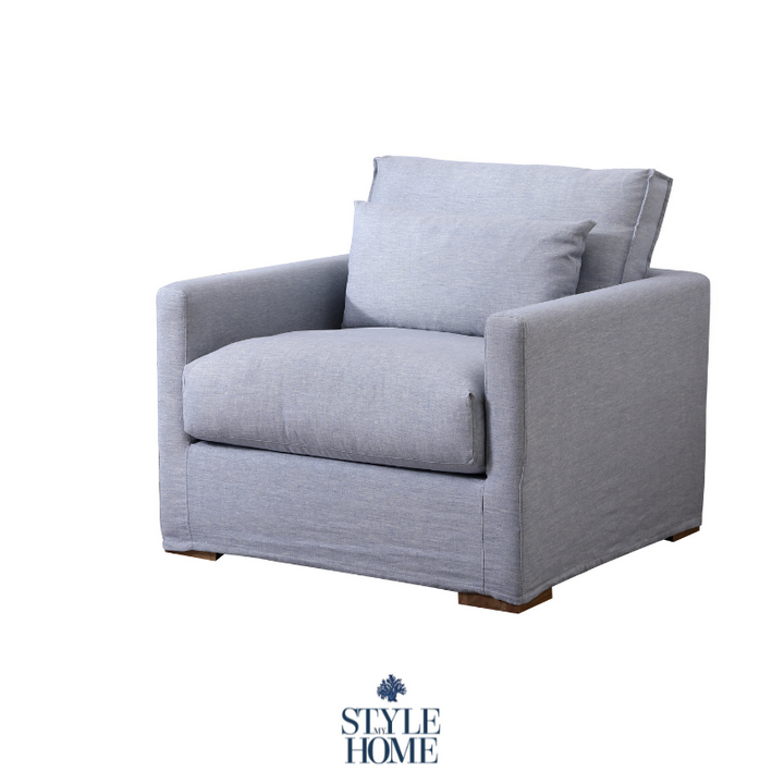 Capri Slip Cover Linen Armchair