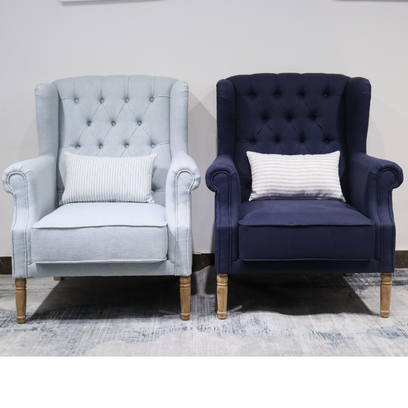 Harriet Linen Armchair