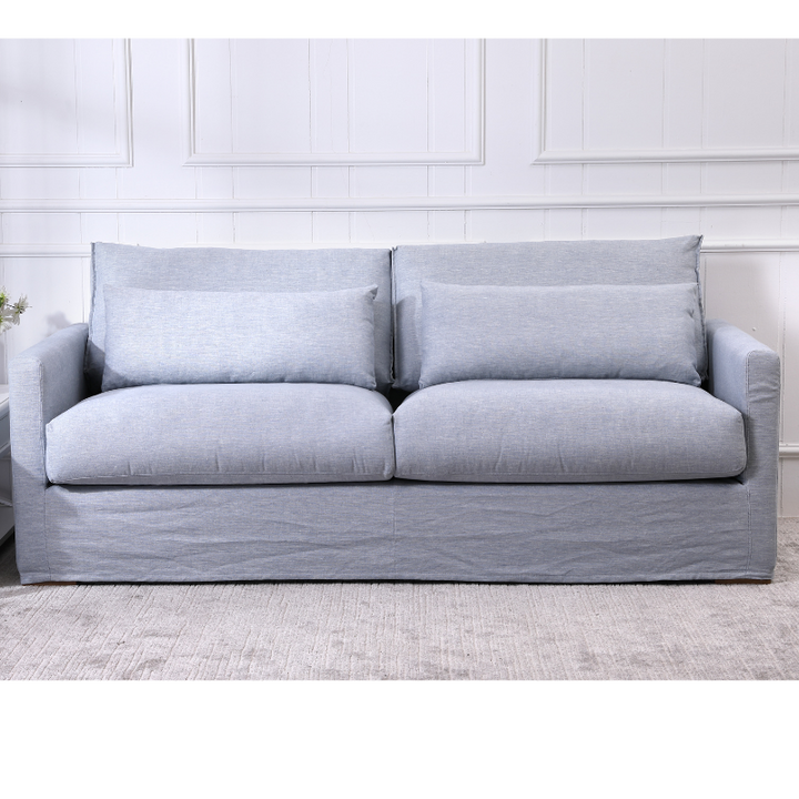 Capri Linen Slip Cover 3 Seater Lounge