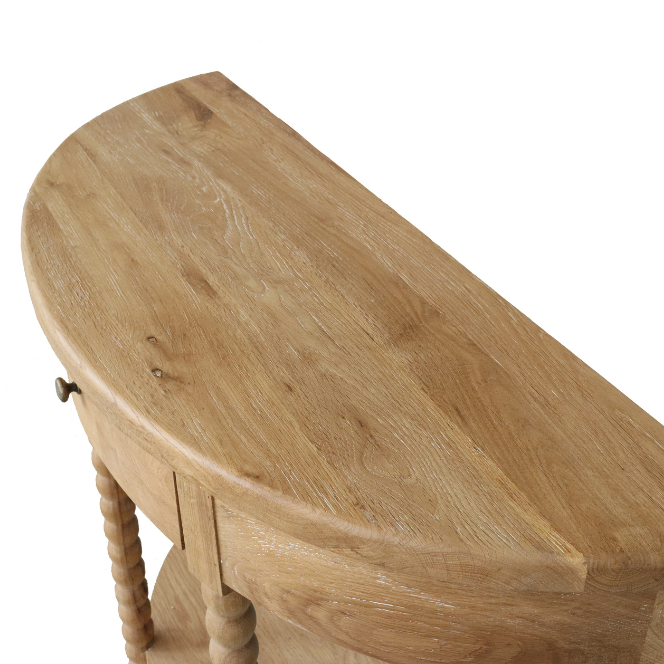 Bobbin Small Curved Console