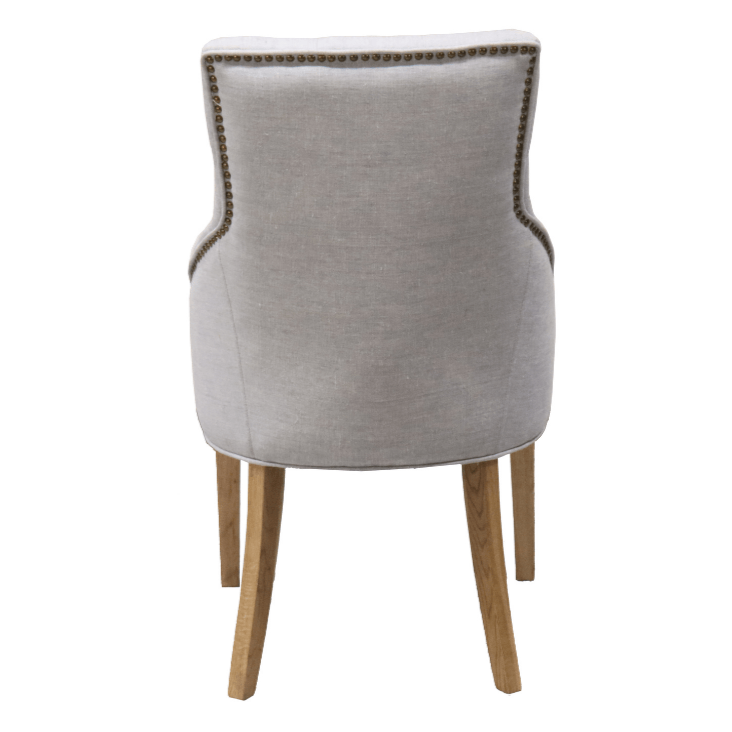 Leopold Upholstered Linen Dining Chair