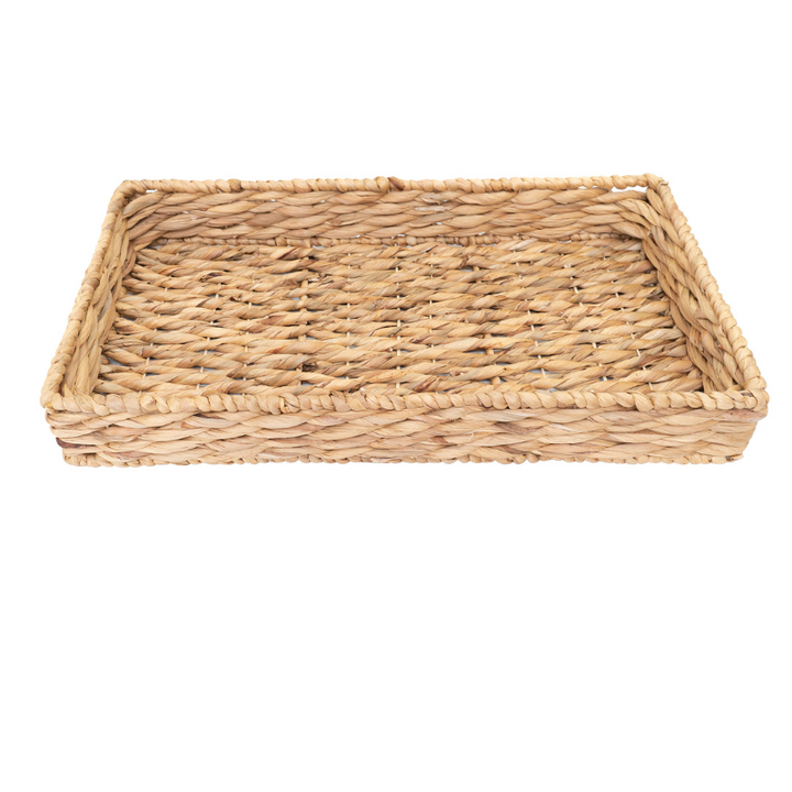 Water Hyacinth Rattan Tray Rectangle