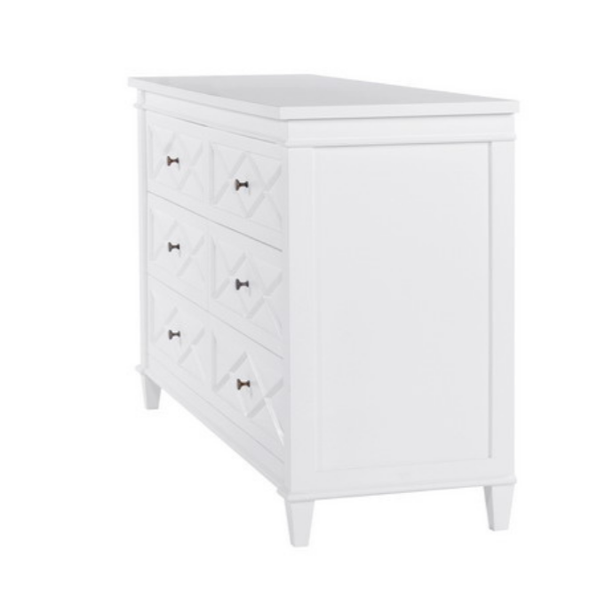 Brisbane Ascot Chest Of Drawers Whitewash