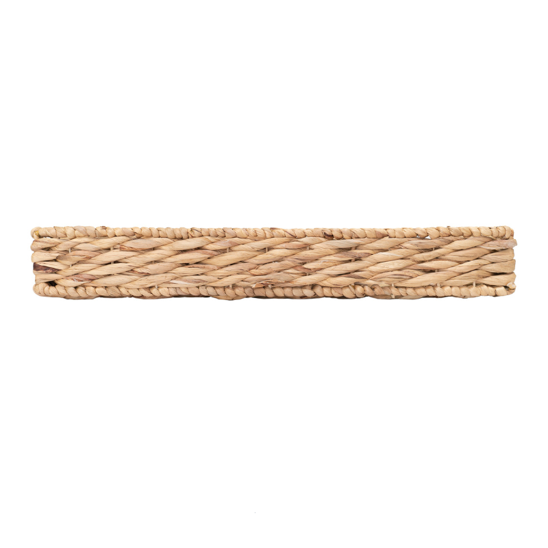 Water Hyacinth Rattan Tray Rectangle