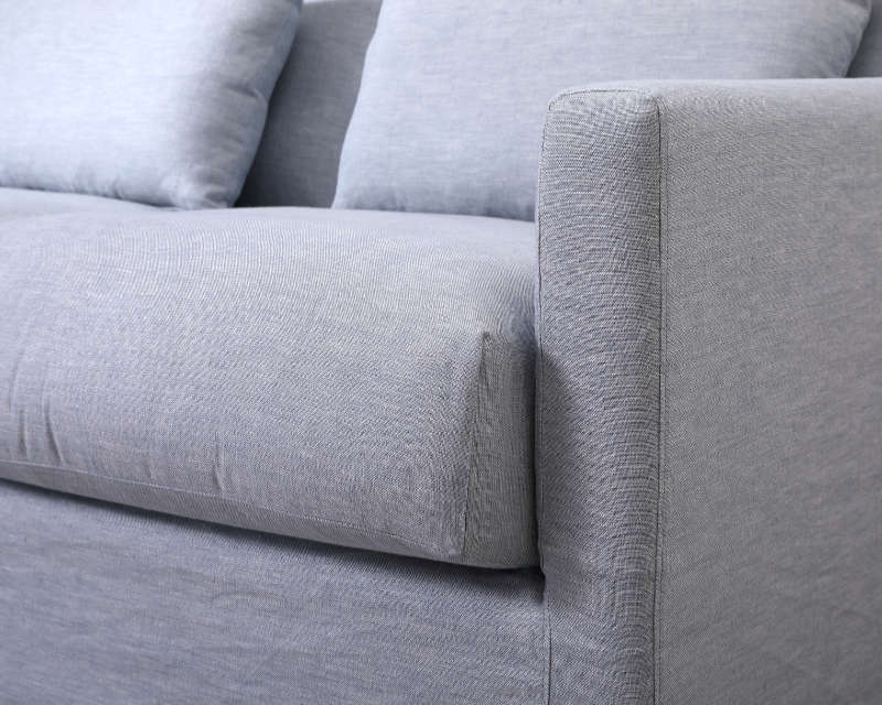 Capri Slip Cover Linen 2 Seater Lounge