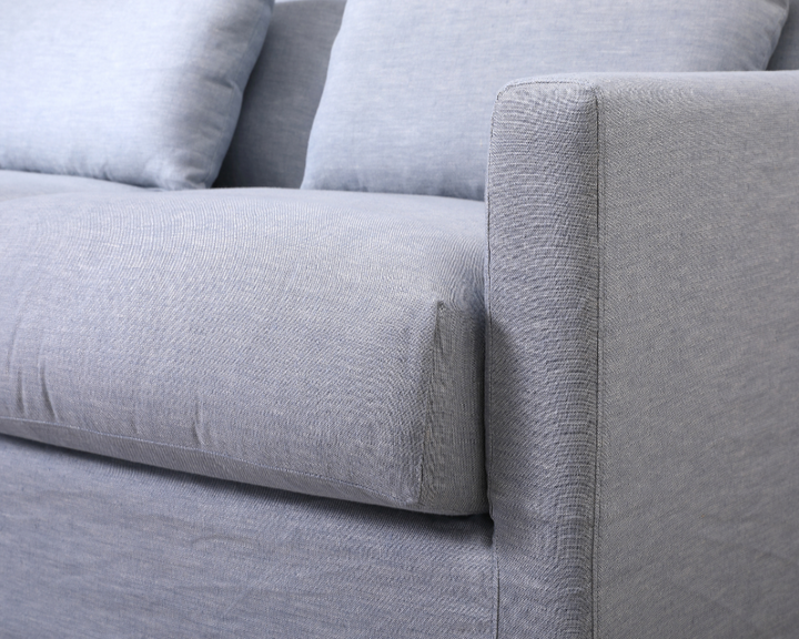 Capri Slip Cover Linen 2 Seater Lounge