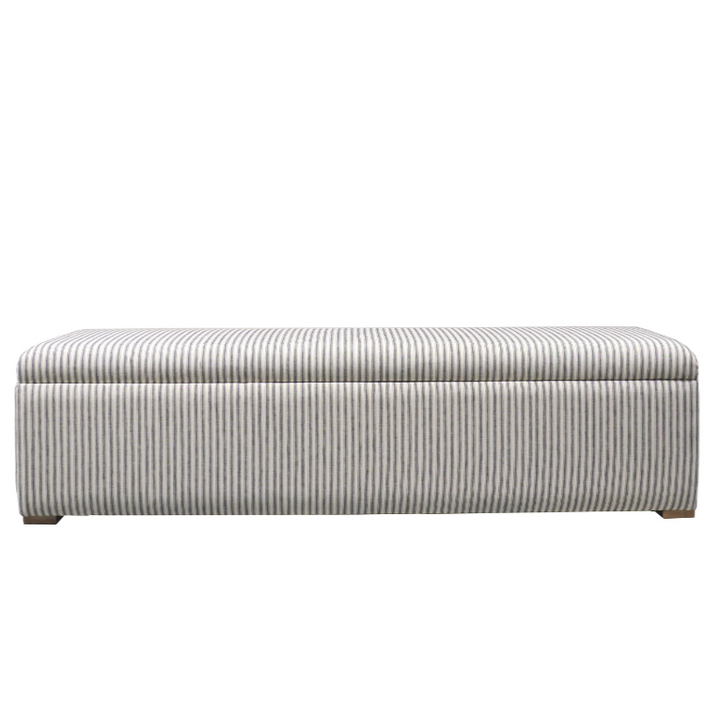 Abigail Plain Top Upholstered Storage Box