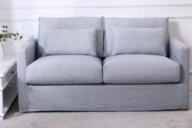 Capri Slip Cover Linen 2 Seater Lounge