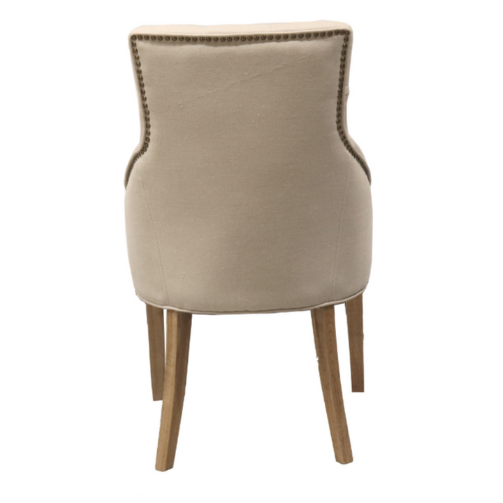 Leopold Upholstered Linen Dining Chair