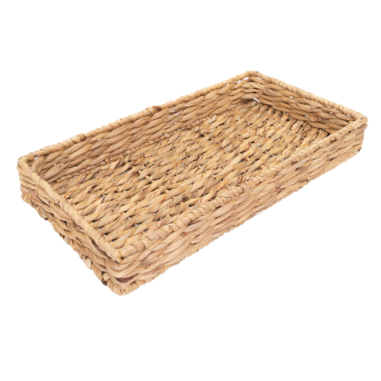 Water Hyacinth Rattan Tray Rectangle