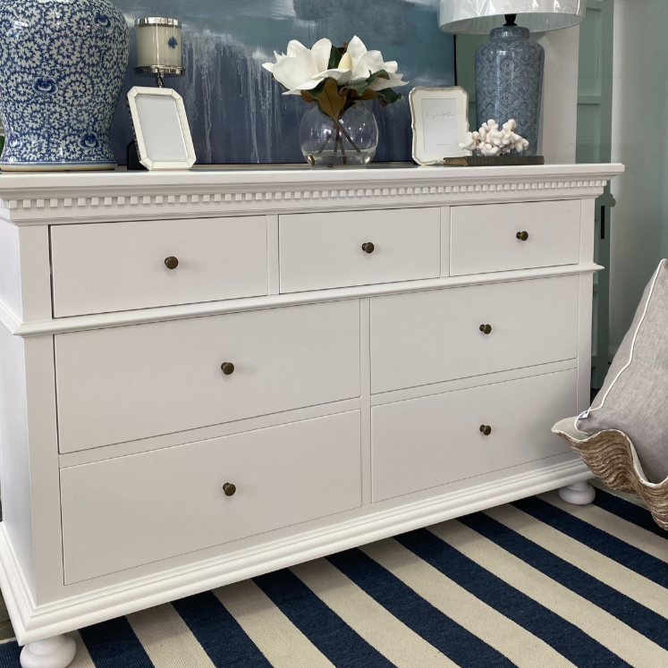 Regency Seven Drawer Chest Of Drawers