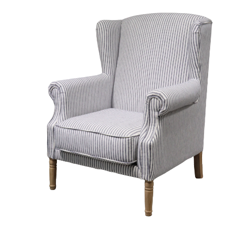 Henrietta Stripe Linen Armchair