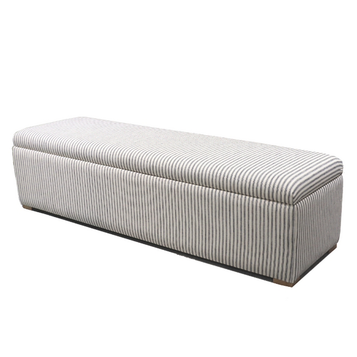 Abigail Plain Top Upholstered Storage Box