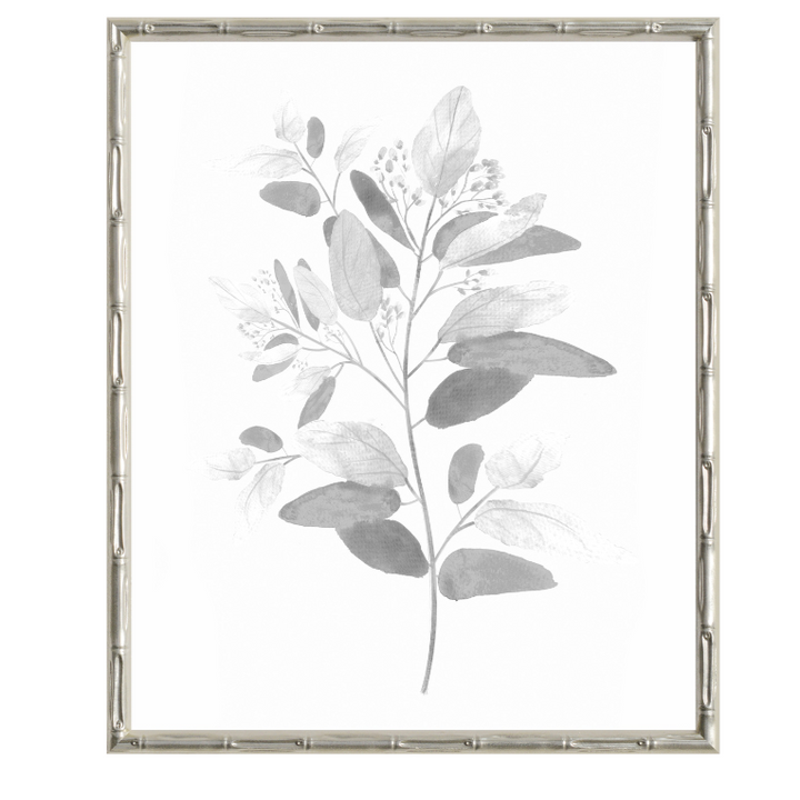 Bushland 1 Small Canvas In Bamboo Champagne Frame