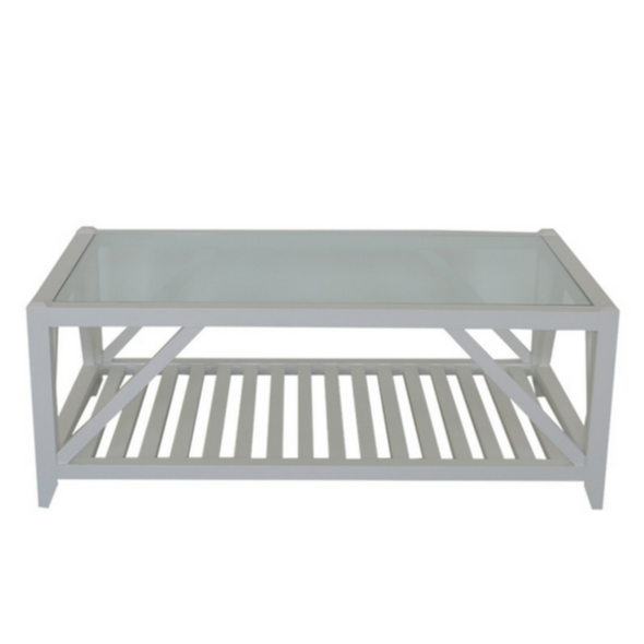 Samuel Oak And Glass Coffee Table