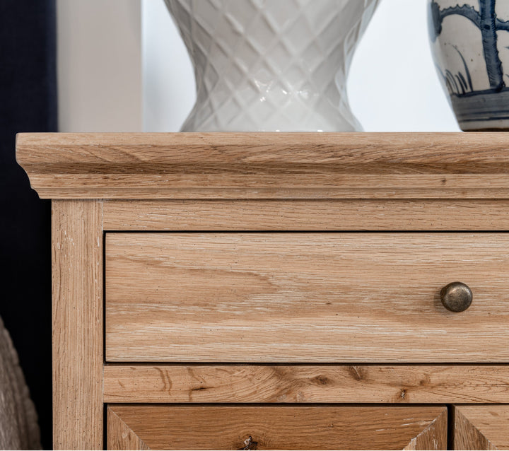 Plantation Medium Louvre Bedside Table