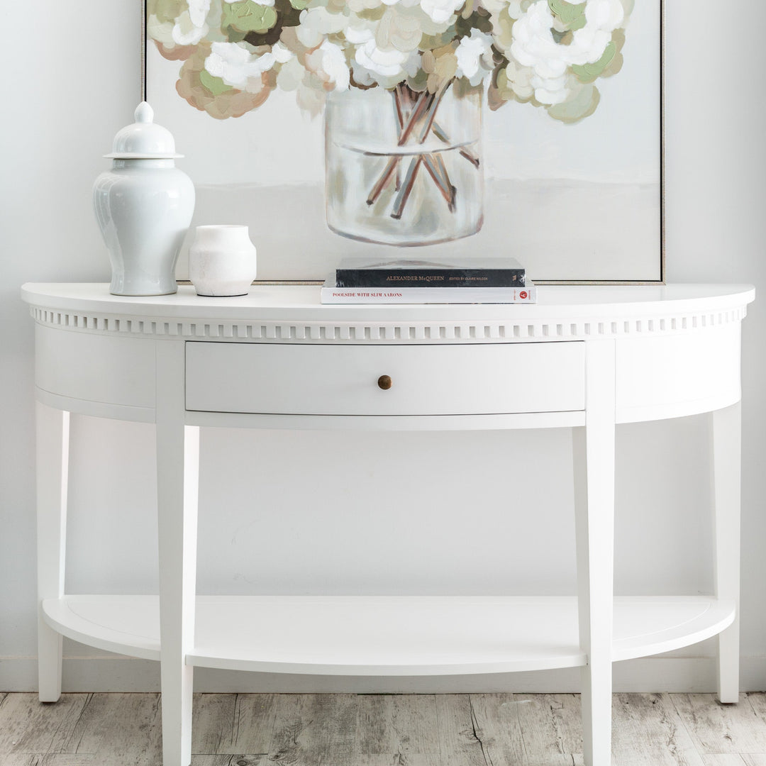 Regency Medium Curved Console Table