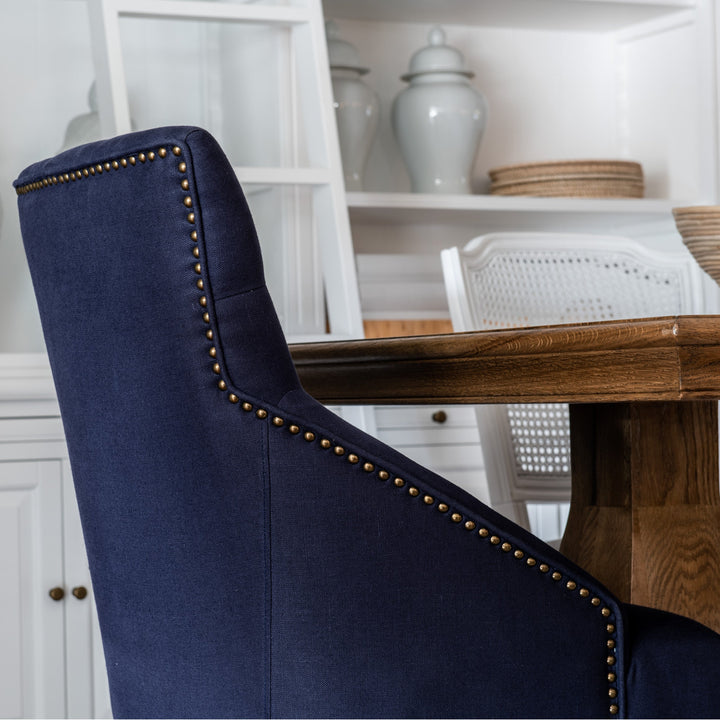 Leopold Upholstered Linen Dining Chair