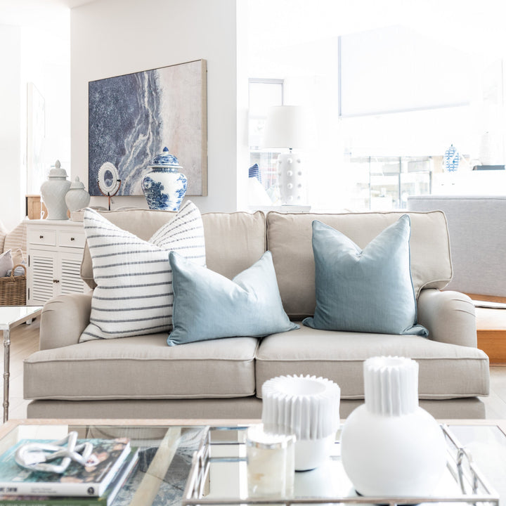 Madeline Linen 2 Seater Lounge