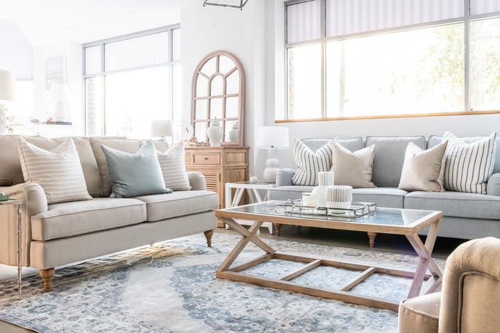 Madeline Linen 2 Seater Lounge