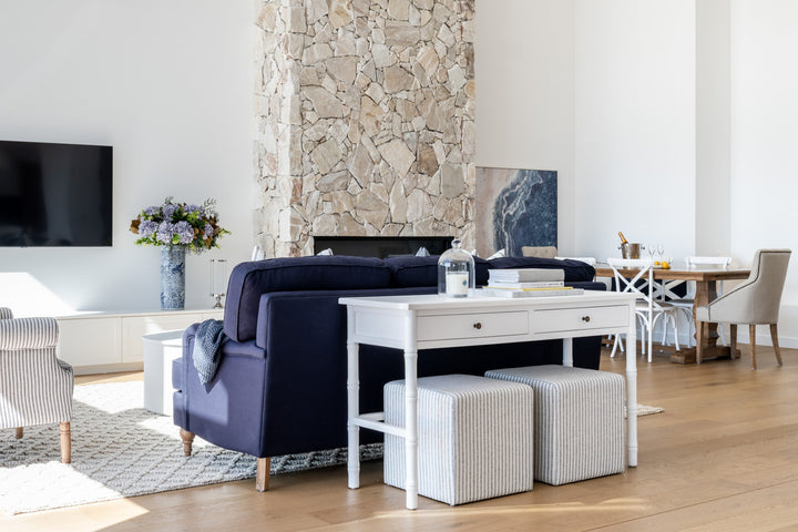 Justine Upholstered Cube Ottoman