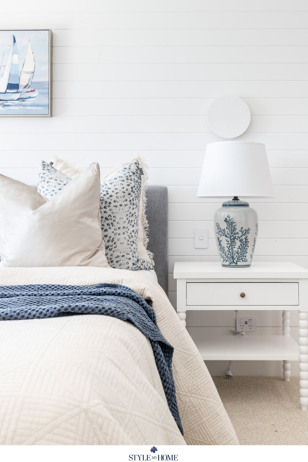 Bobbin Medium Bedside Table