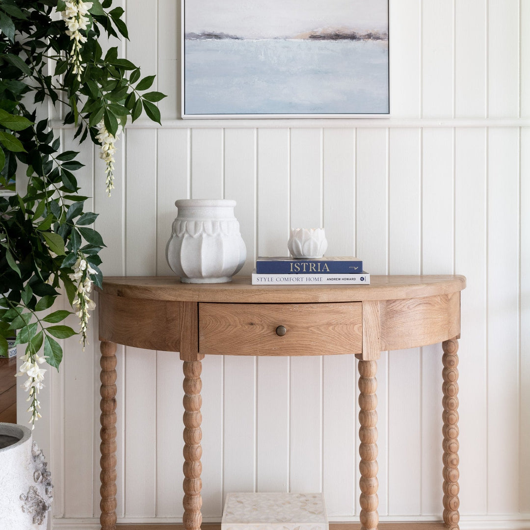 Bobbin Small Curved Console