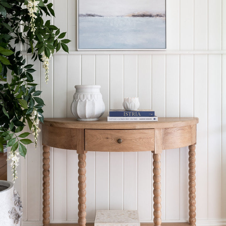 Bobbin Small Curved Console