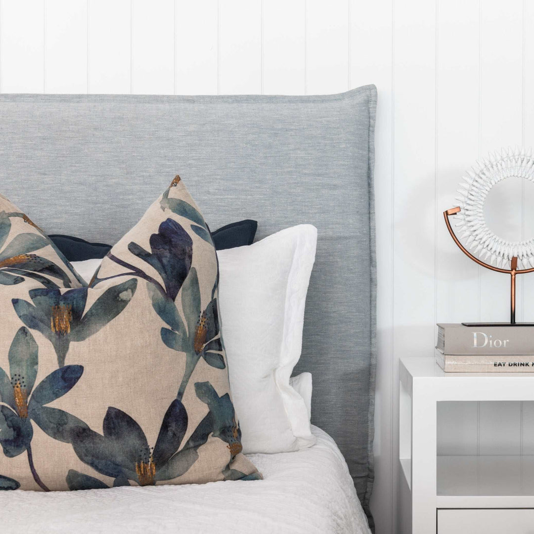 Capri Linen Slip Cover Bedhead