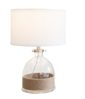 Castaway Rope And Glass Table Lamp