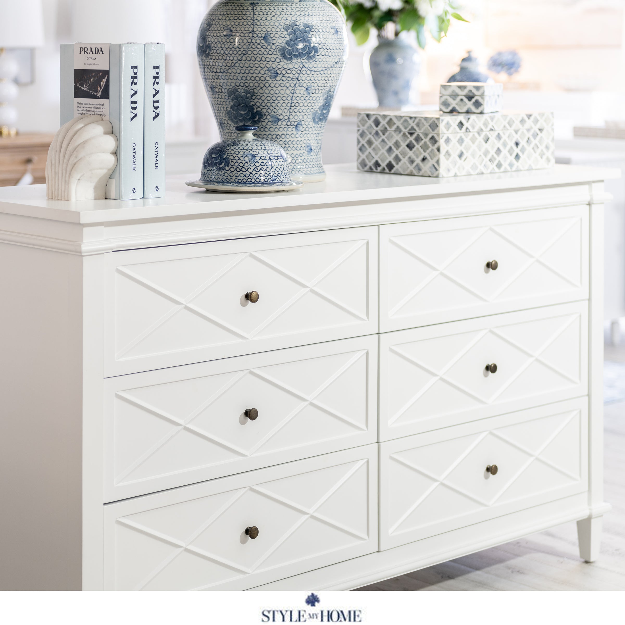 Brisbane Ascot Chest Of Drawers Whitewash