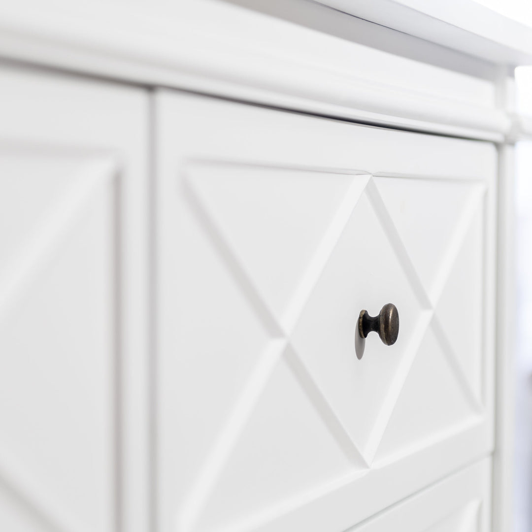 Brisbane Ascot Chest Of Drawers Whitewash