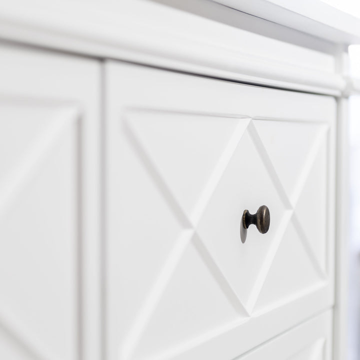 Brisbane Ascot Chest Of Drawers Whitewash