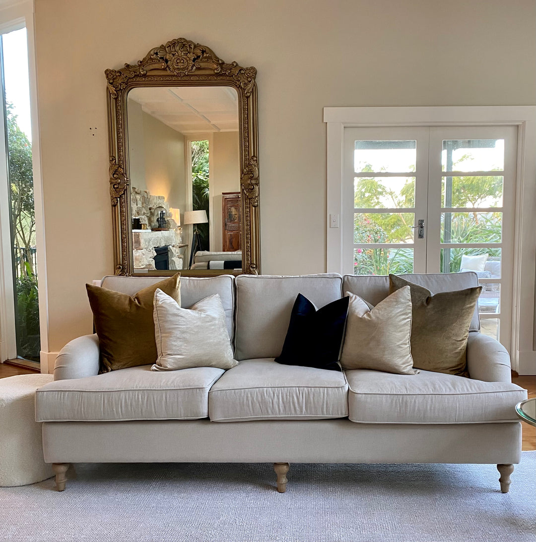 Madeline Linen 3 Seater Lounge