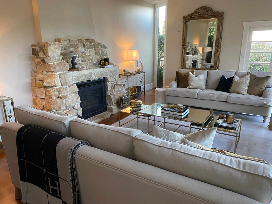 Madeline Linen 3 Seater Lounge