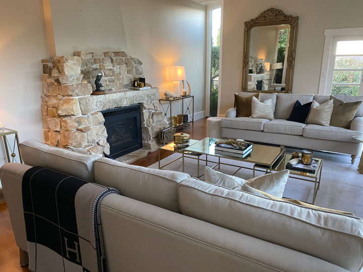 Madeline Linen 3 Seater Lounge
