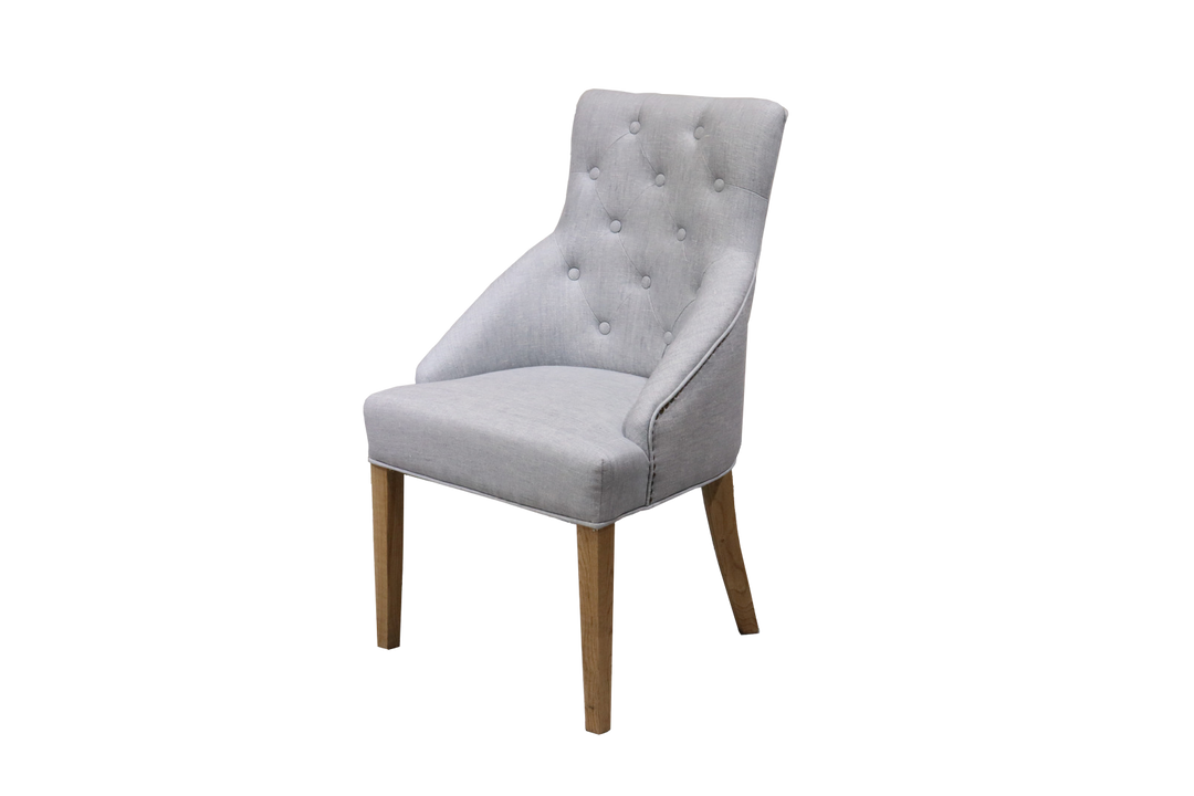 Leopold Upholstered Linen Dining Chair